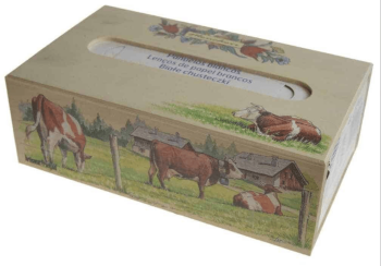 Boîte à Mouchoirs en bois
